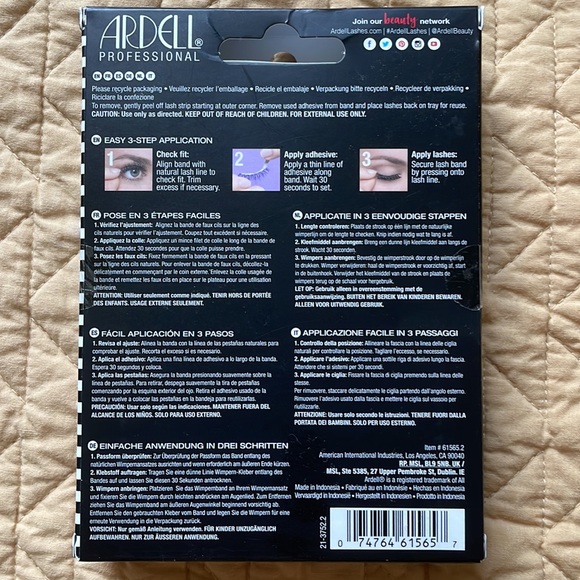 Ardell Demi Wispies False Eyelashes - 6 pair - Picture 2 of 3